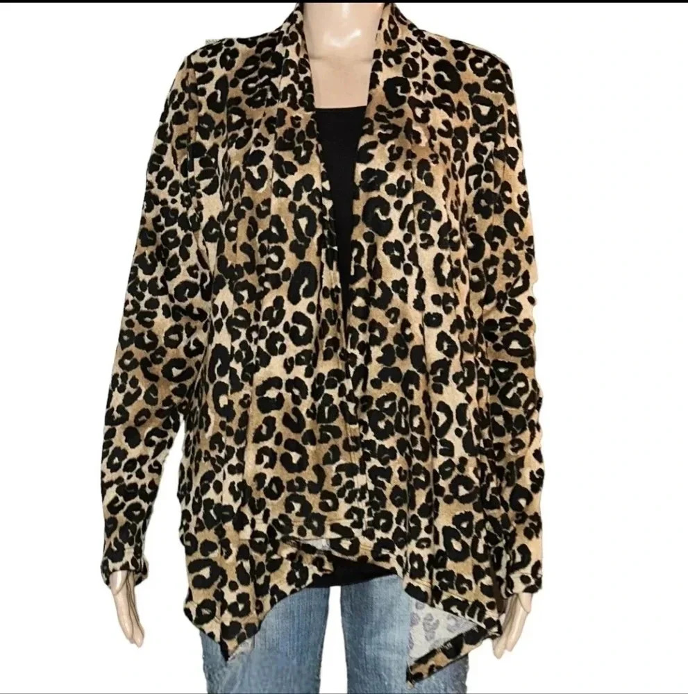 Cheetah Print Cardigan